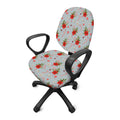 Christmas Winter Holiday Pattern Print Office Chair Cover