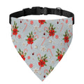 Christmas Winter Holiday Pattern Print Over The Collar Dog Bandana