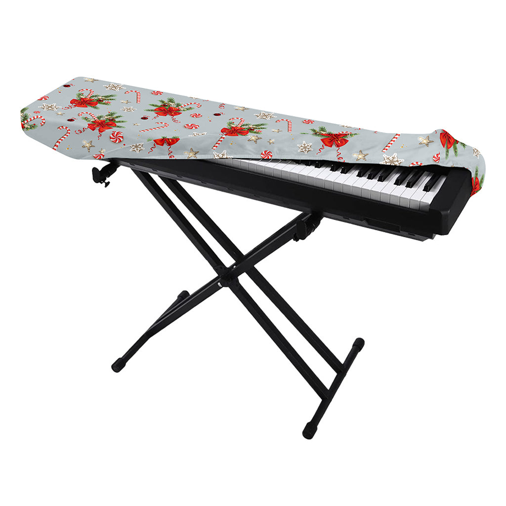 Christmas Winter Holiday Pattern Print Piano Keyboard Cover