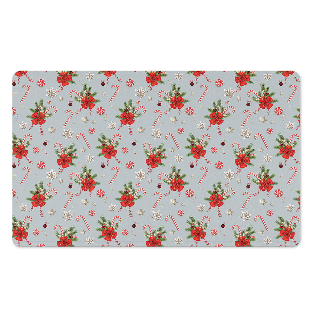 Christmas Winter Holiday Pattern Print Polyester Doormat