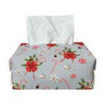 Christmas Winter Holiday Pattern Print Rectangle Tissue Box Cover