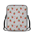Christmas Winter Holiday Pattern Print Rectangular Crossbody Bag
