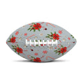 Christmas Winter Holiday Pattern Print Rugby Ball