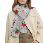 Christmas Winter Holiday Pattern Print Scarf