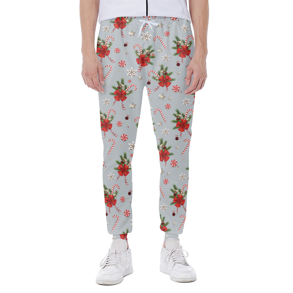 Christmas Winter Holiday Pattern Print Scuba Joggers