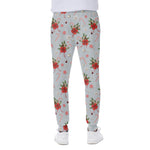 Christmas Winter Holiday Pattern Print Scuba Joggers