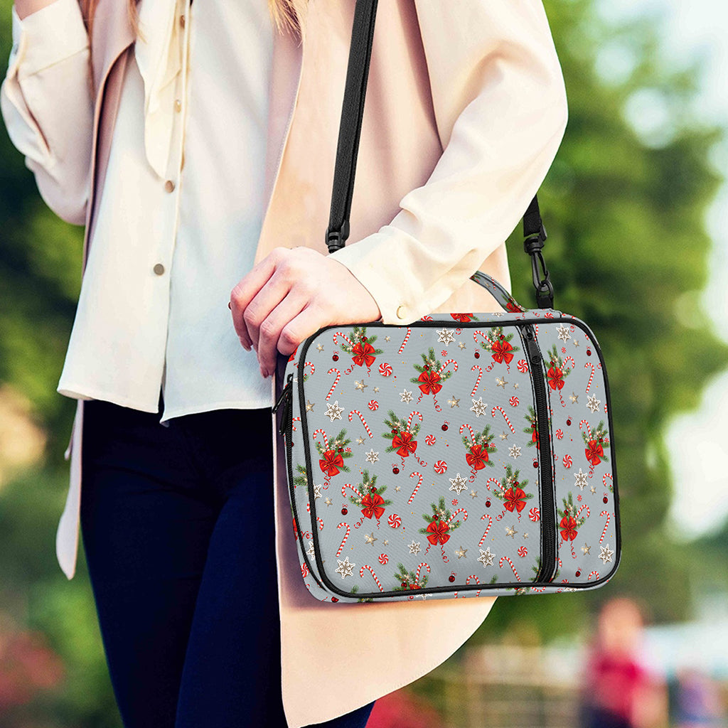 Christmas Winter Holiday Pattern Print Shoulder Strap Bible Bag