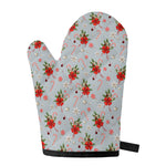 Christmas Winter Holiday Pattern Print Single Oven Mitt