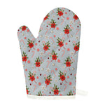 Christmas Winter Holiday Pattern Print Single Oven Mitt