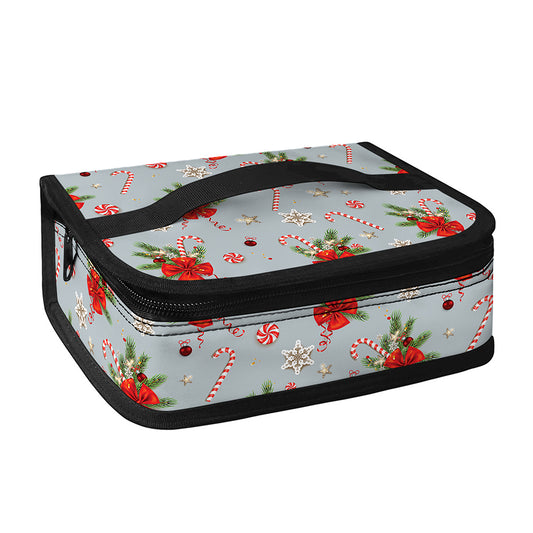 Christmas Winter Holiday Pattern Print Small Lunch Bag