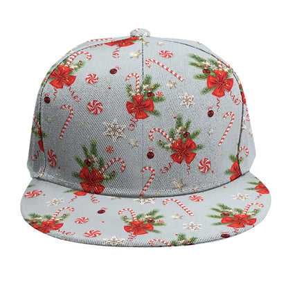 Christmas Winter Holiday Pattern Print Snapback Cap