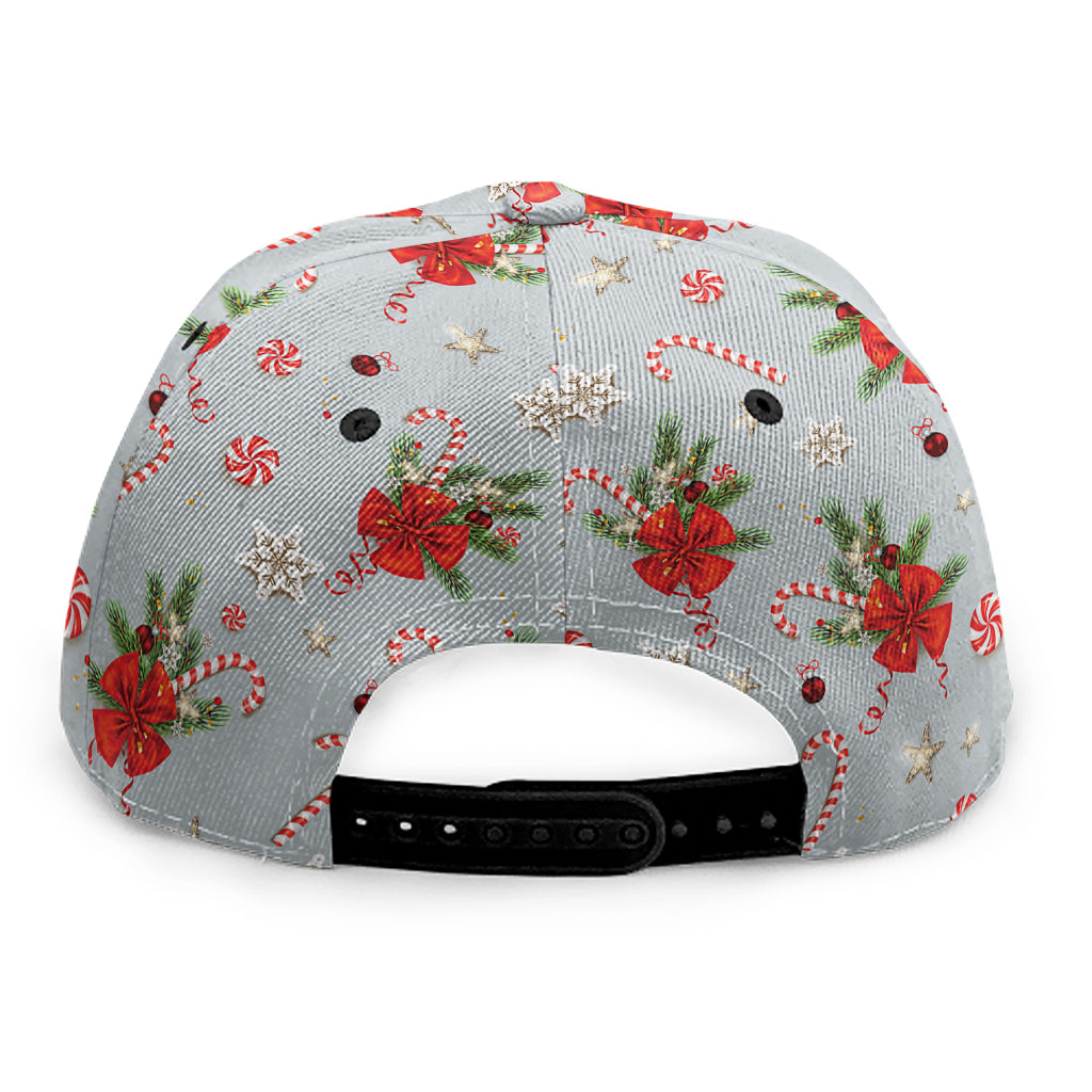 Christmas Winter Holiday Pattern Print Snapback Cap