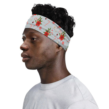 Christmas Winter Holiday Pattern Print Sports Headband