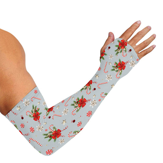 Christmas Winter Holiday Pattern Print Sun Protection Arm Sleeves
