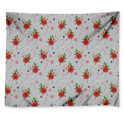 Christmas Winter Holiday Pattern Print Tapestry