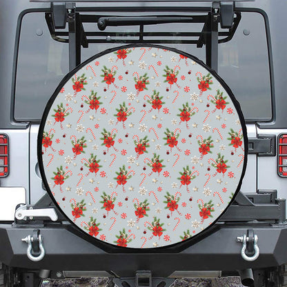 Christmas Winter Holiday Pattern Print Tire Cover
