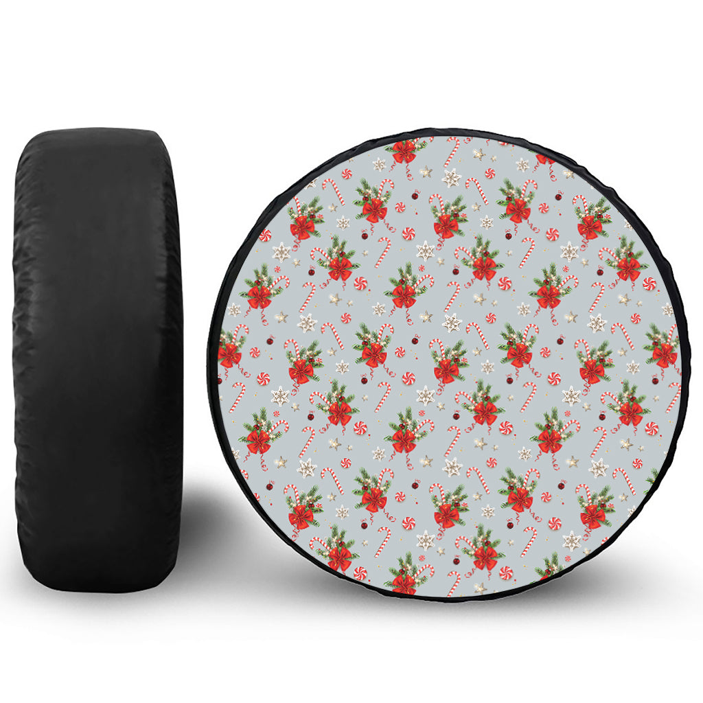 Christmas Winter Holiday Pattern Print Tire Cover