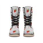 Christmas Winter Holiday Pattern Print Winter Boots