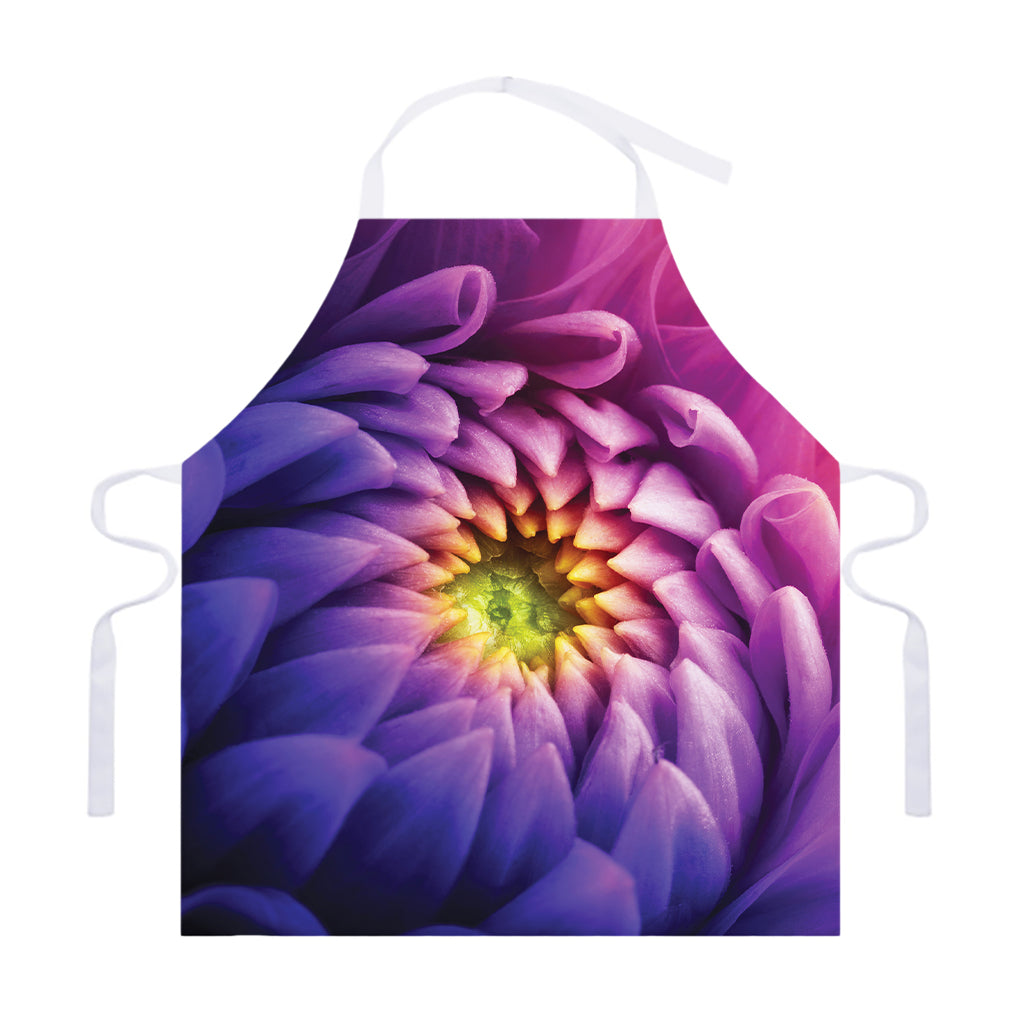 Chrysanthemum Flower Print Adjustable Apron