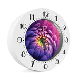 Chrysanthemum Flower Print Alarm Clock
