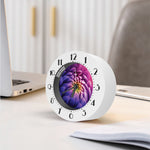 Chrysanthemum Flower Print Alarm Clock