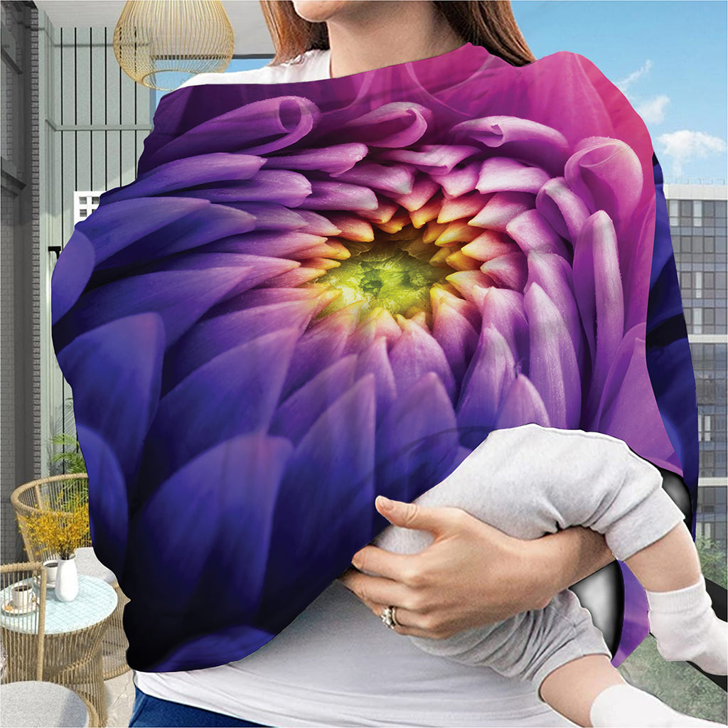 Chrysanthemum Flower Print Baby Seat Cover