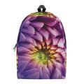 Chrysanthemum Flower Print School Backpack