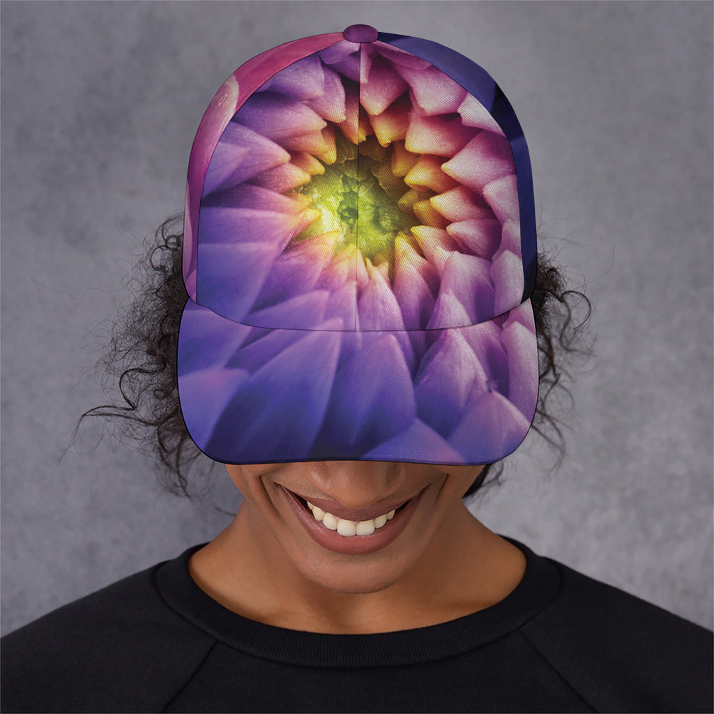 Chrysanthemum Flower Print Baseball Cap