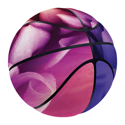 Chrysanthemum Flower Print Basketball