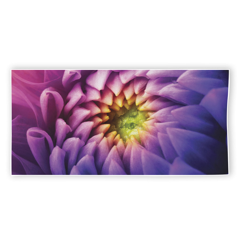 Chrysanthemum Flower Print Beach Towel