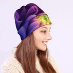 Chrysanthemum Flower Print Beanie