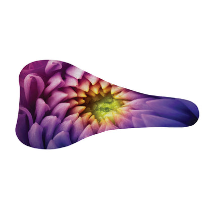 Chrysanthemum Flower Print Bicycle Seat Cover