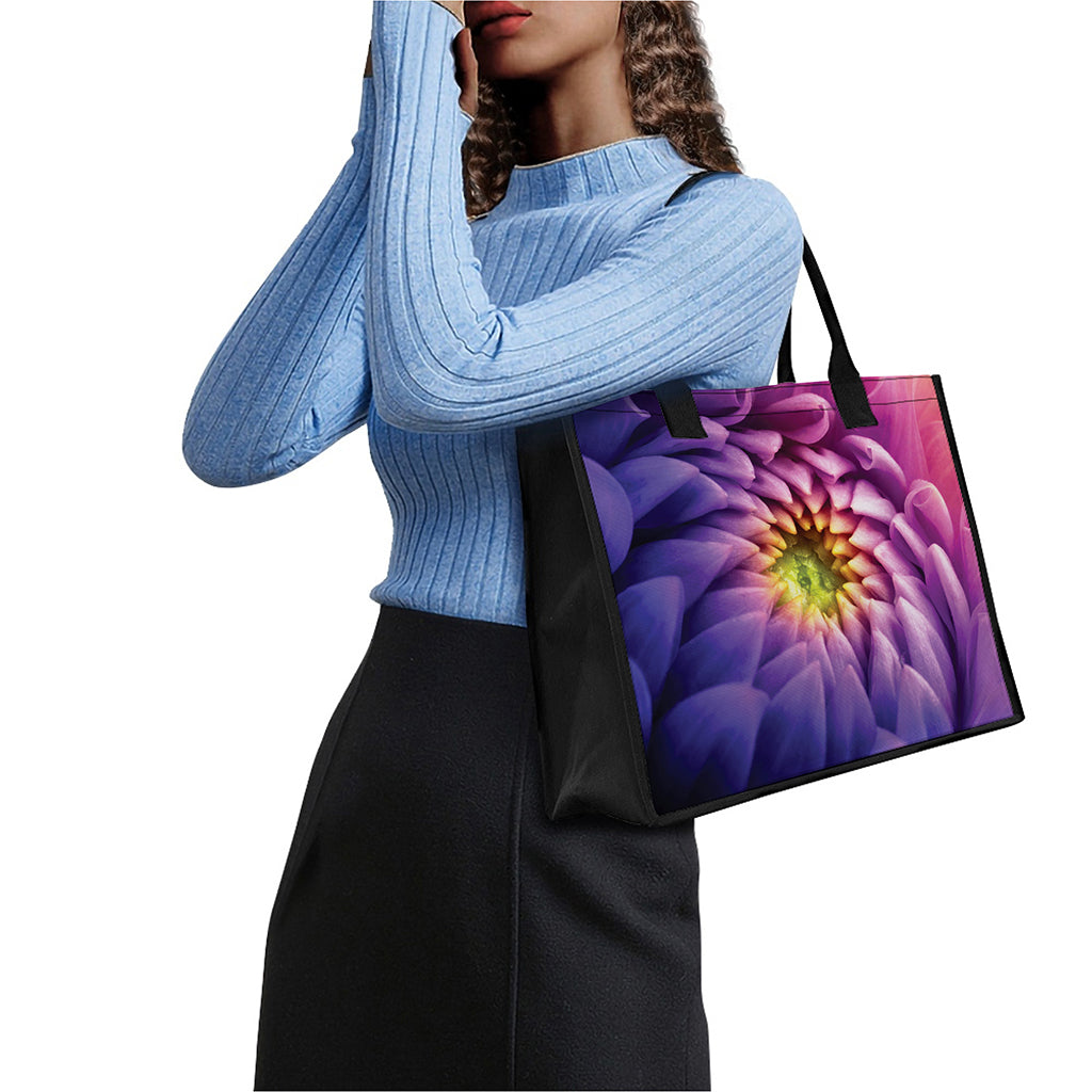 Chrysanthemum Flower Print Canvas Tote Bag