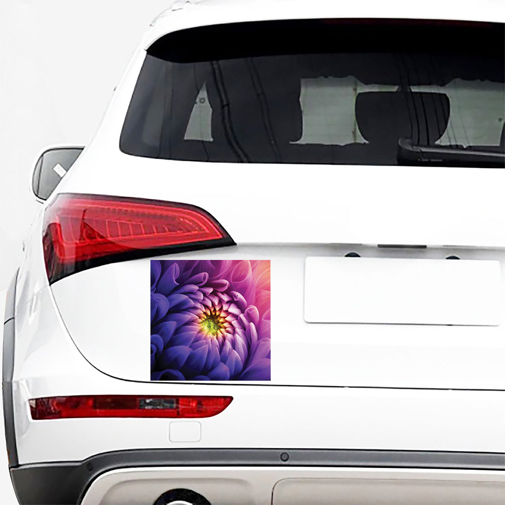 Chrysanthemum Flower Print Car Sticker