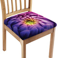 Chrysanthemum Flower Print Chair Cushion Cover