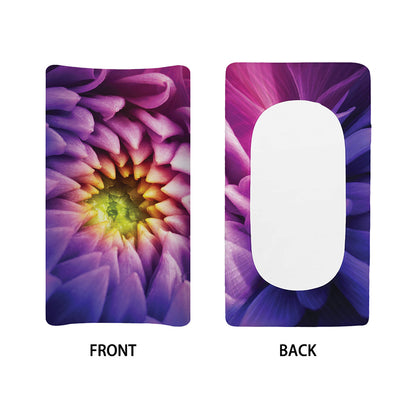 Chrysanthemum Flower Print Changing Pad Cover