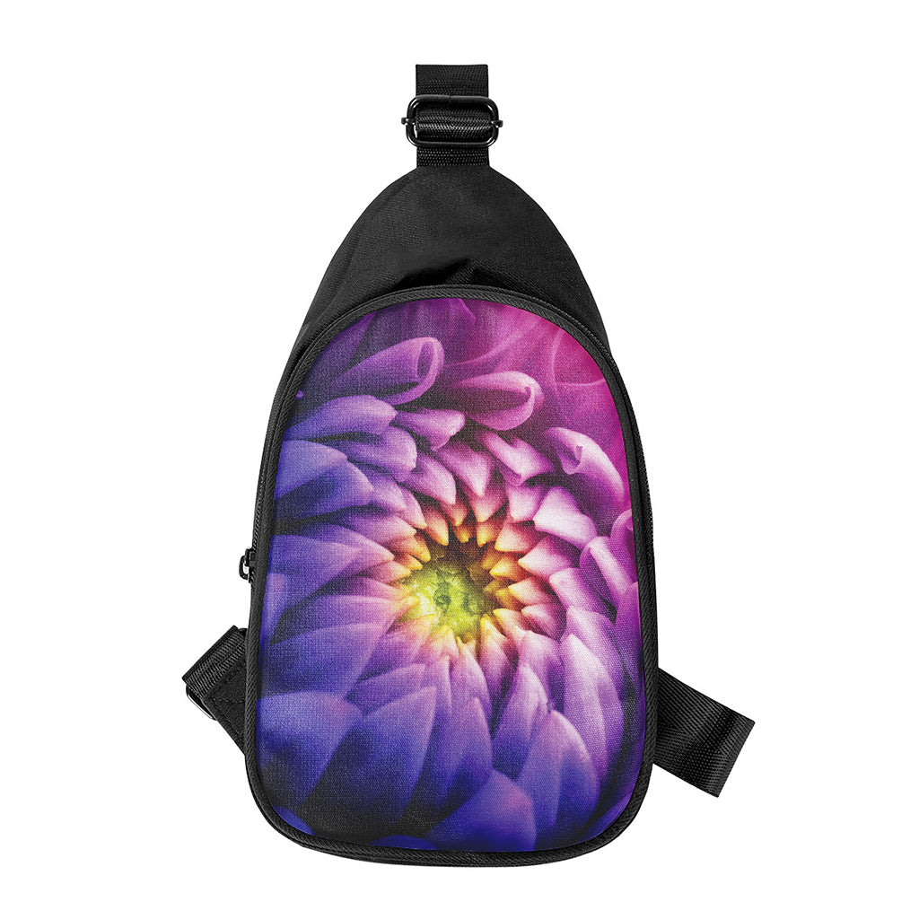 Chrysanthemum Flower Print Chest Bag