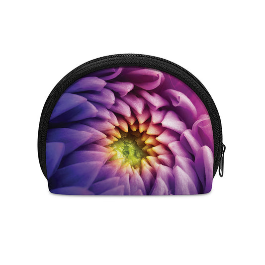 Chrysanthemum Flower Print Coin Purse