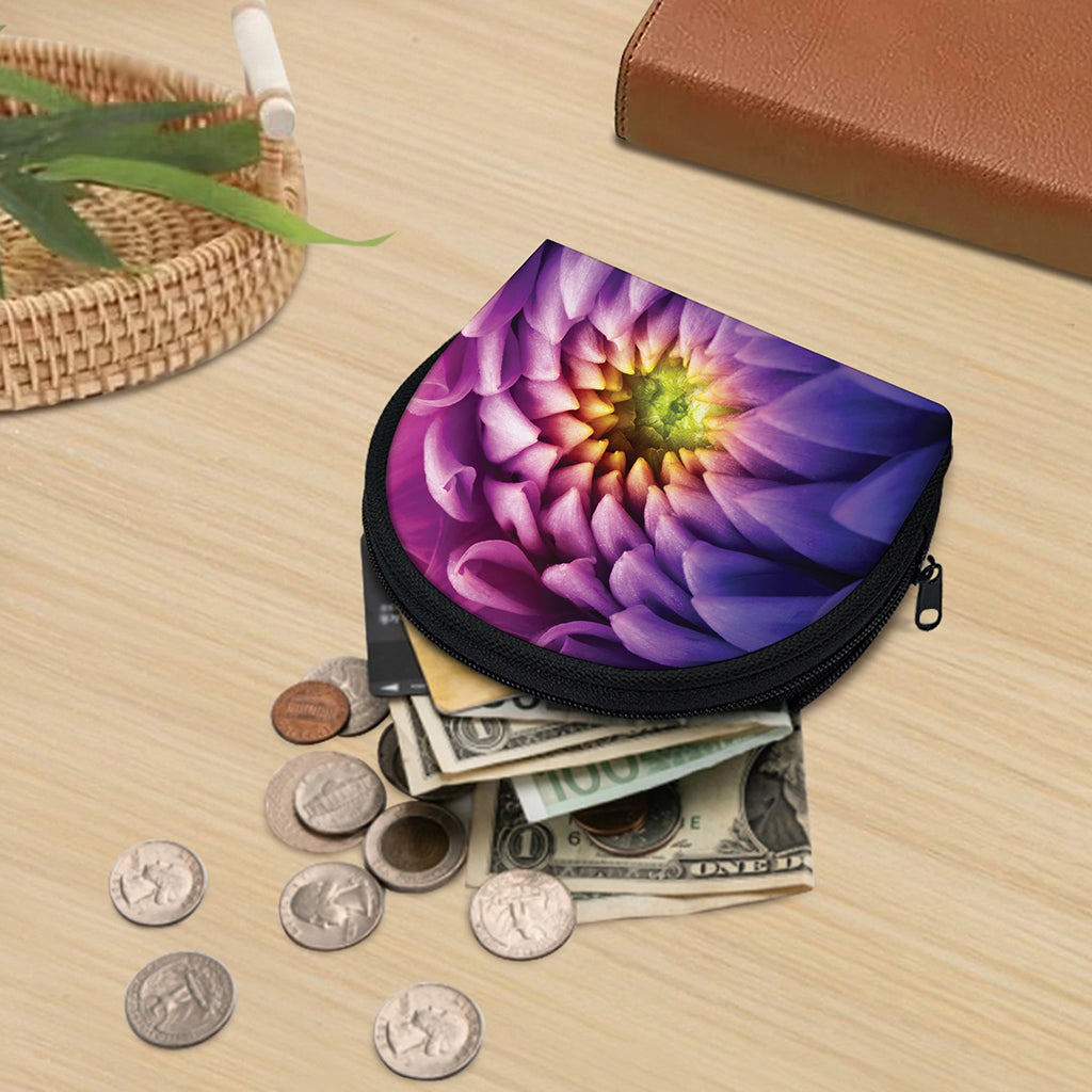 Chrysanthemum Flower Print Coin Purse
