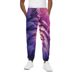 Chrysanthemum Flower Print Cotton Pants