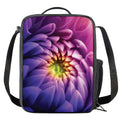 Chrysanthemum Flower Print Crossbody Lunch Bag
