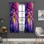 Chrysanthemum Flower Print Curtain