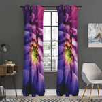 Chrysanthemum Flower Print Curtain
