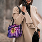Chrysanthemum Flower Print Double Strap Bible Bag
