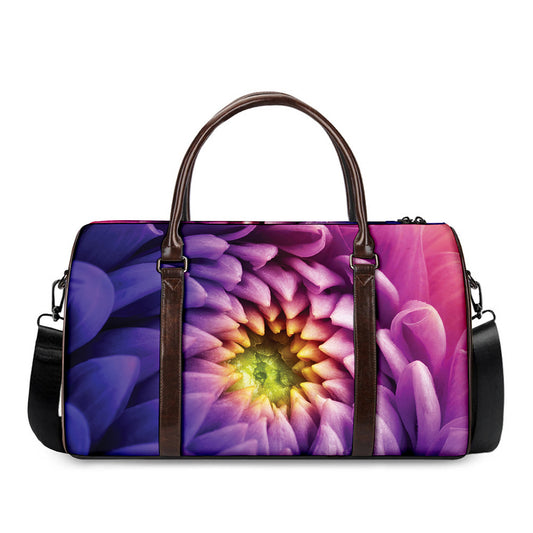 Chrysanthemum Flower Print Duffle Bag