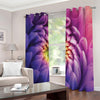 Chrysanthemum Flower Print Extra Wide Grommet Curtains