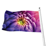 Chrysanthemum Flower Print Flag