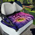 Chrysanthemum Flower Print Golf Cart Seat Cover