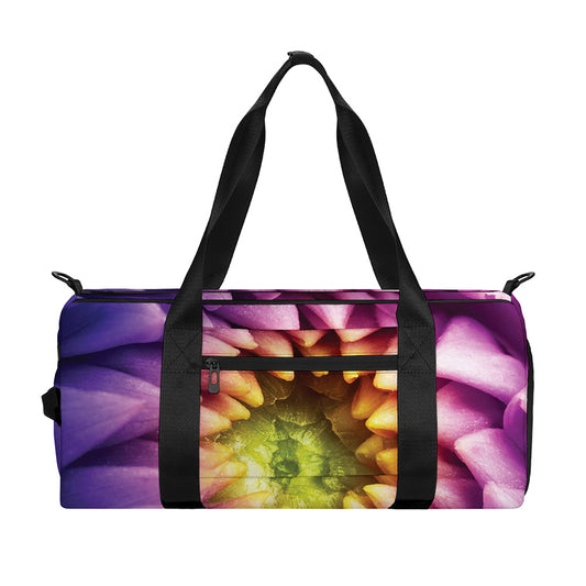 Chrysanthemum Flower Print Gym Bag