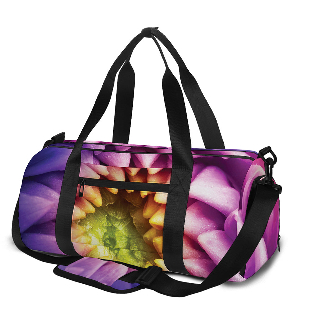 Chrysanthemum Flower Print Gym Bag